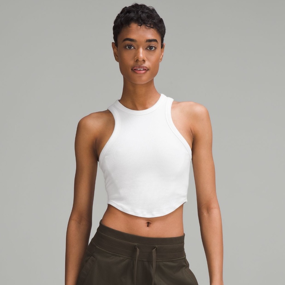 LULULEMON - WOMEN’S HOLD TIGHT CROPPED TANK TOP - FLUSH PINK - SIZE 2